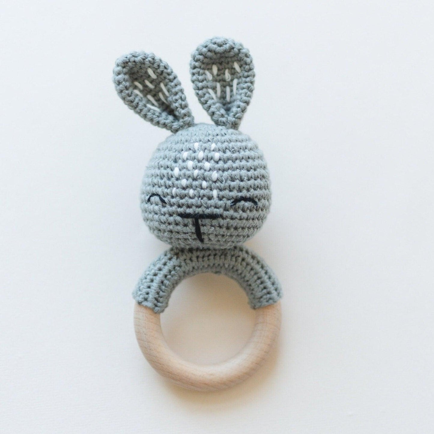 Crocheted Bunny Rattle