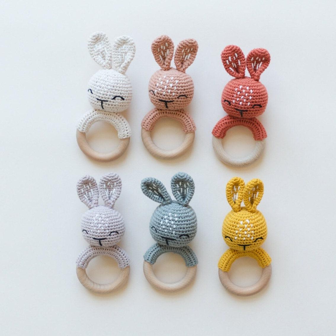 Crocheted Bunny Rattle