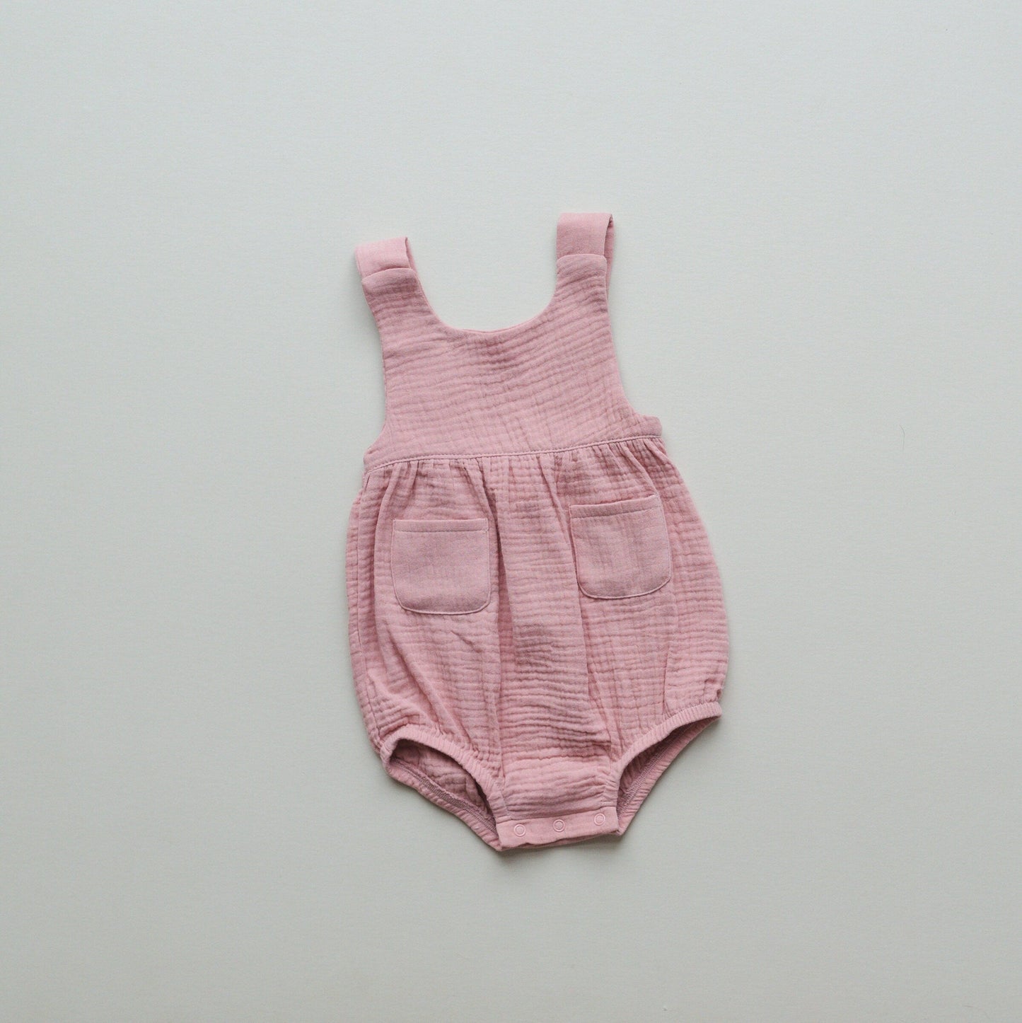 Organic Cotton Muslin Bubble Romper - more colors