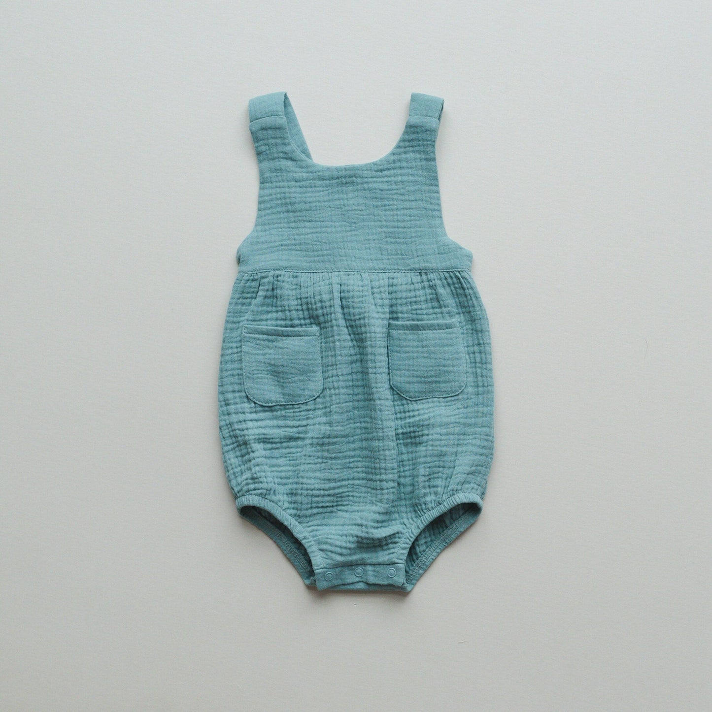 Organic Cotton Muslin Bubble Romper - more colors