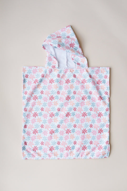 Daisy Beach Towel Poncho