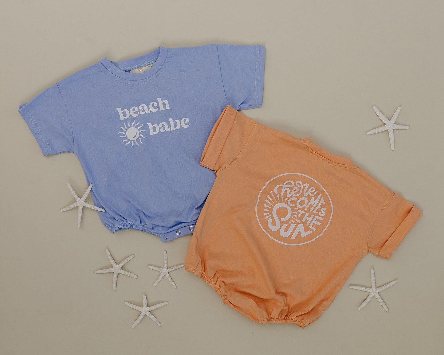 Beach Babe T-Shirt Romper - more colors