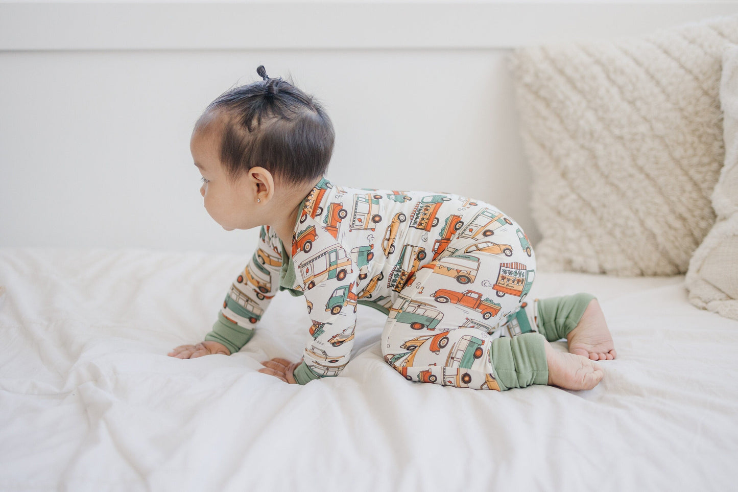 Cruisin' then Snoozin' Bamboo Zippy Romper