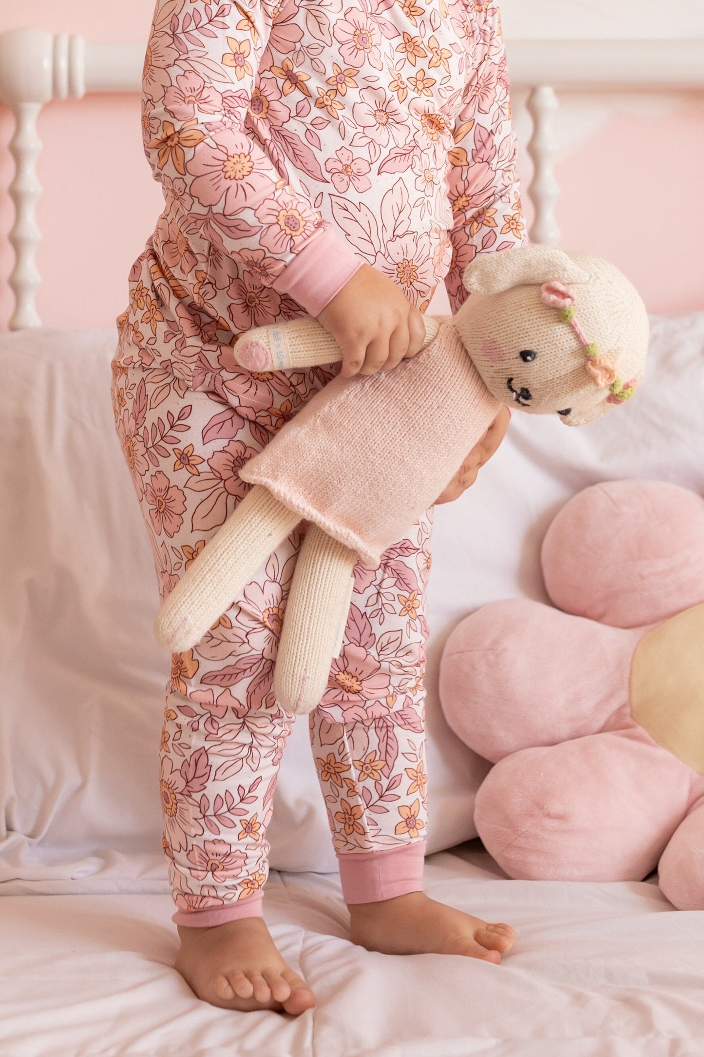 Blush Blooms 2pc Bamboo Pajama Set