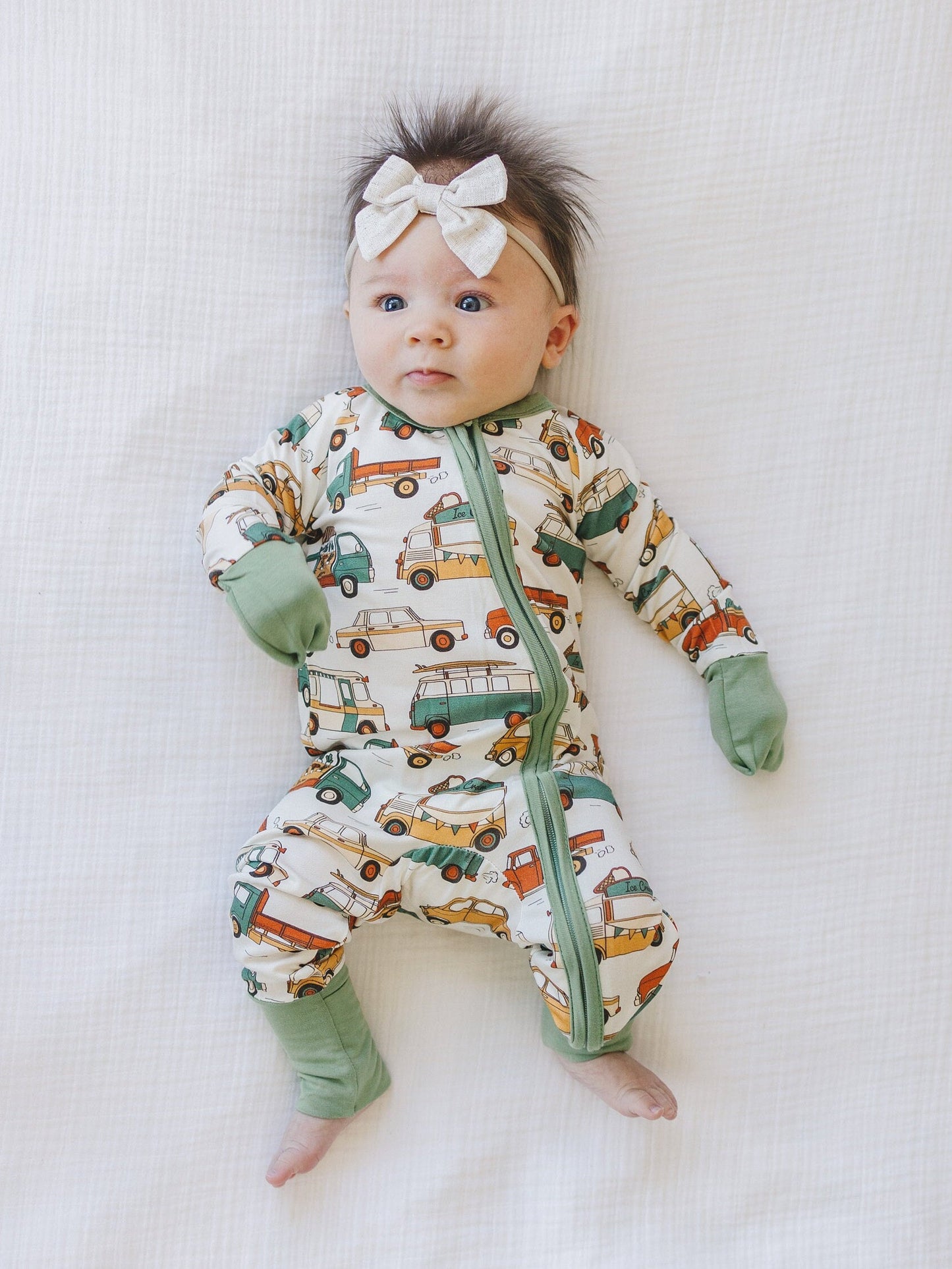 Cruisin' then Snoozin' Bamboo Zippy Romper