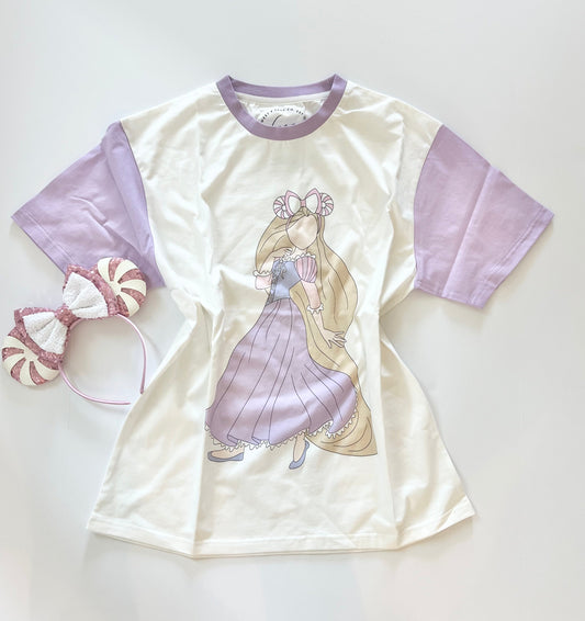 Lilac Princess Adult Relaxed Fit T-Shirt