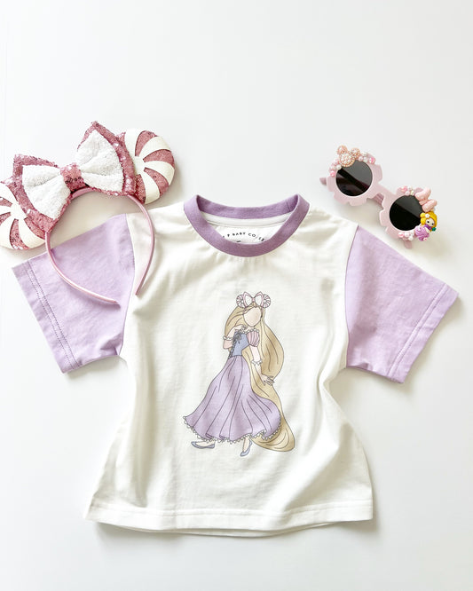 Lilac Princess Toddler & Kids T Shirt