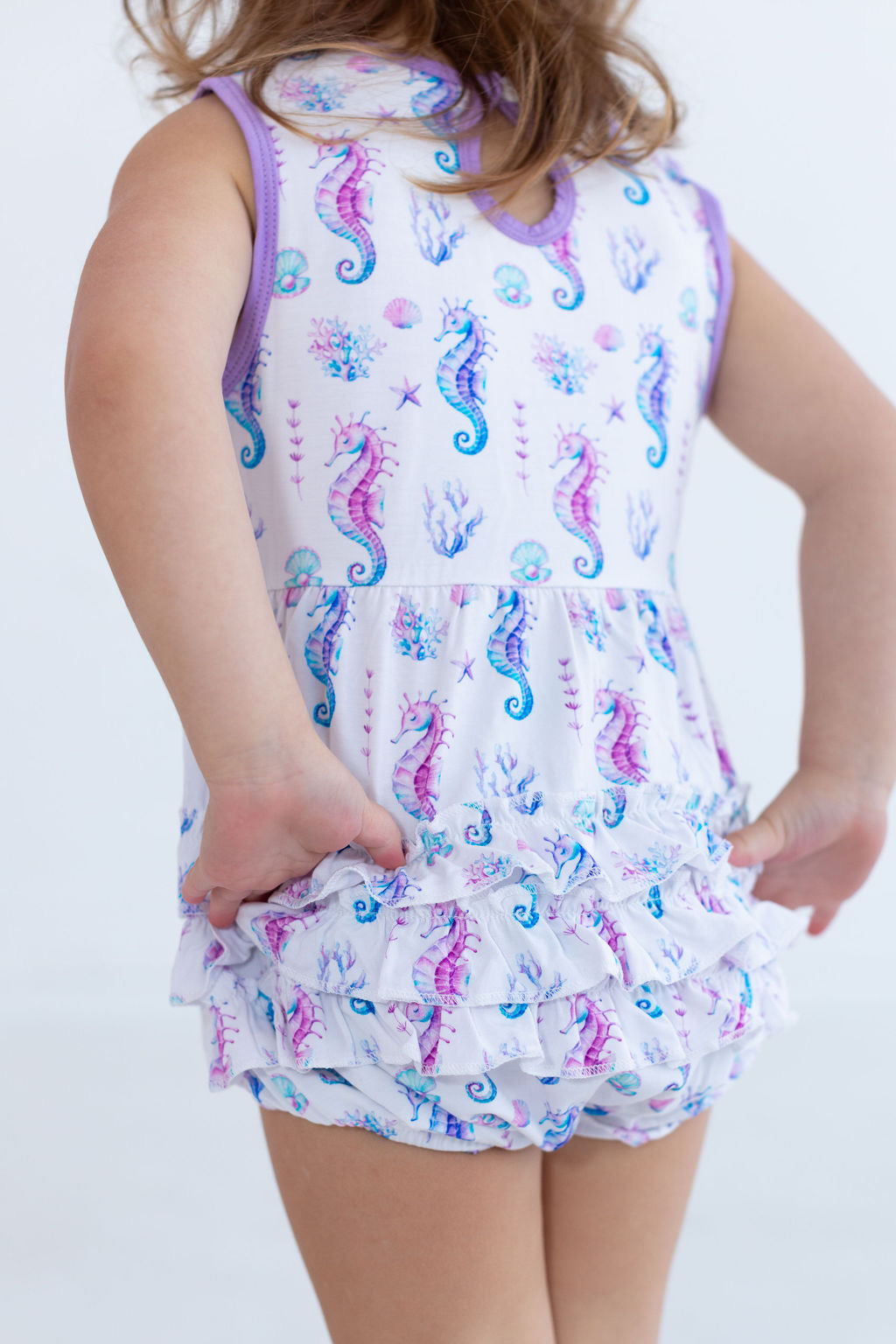 Bubble Romper - Seahorse