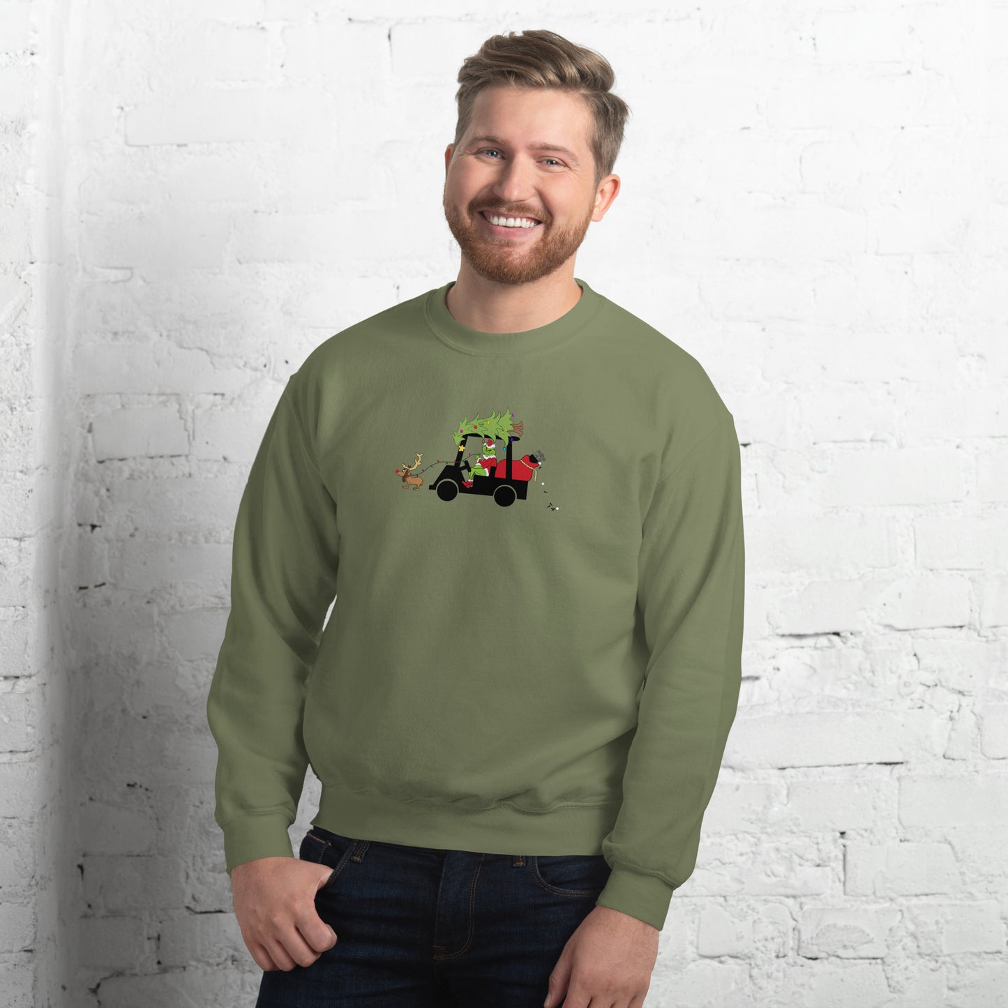 Grinch On The Greens Sweatshirt