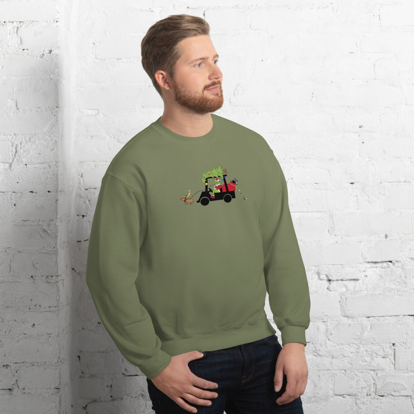 Grinch On The Greens Sweatshirt